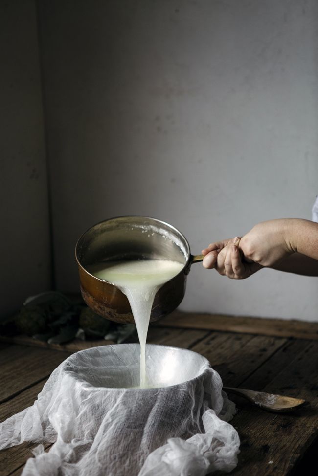 Organic paneer preparation from fresh milk