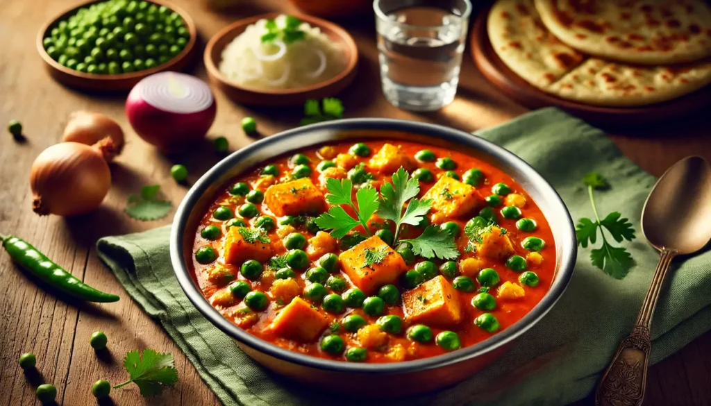 matar paneer ingredients